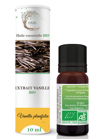 Huiles Essentielles extrait de vanille bio