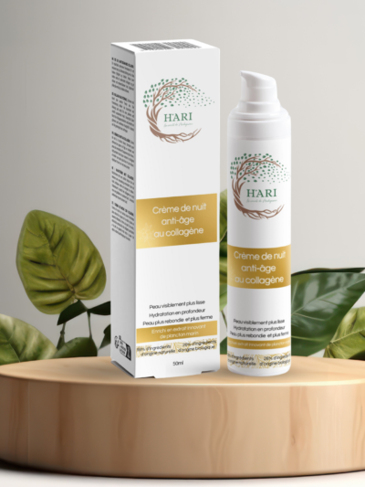 Crème de nuit anti-âge au collagène